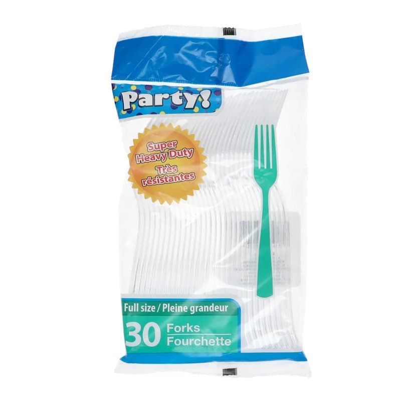 Forks HD Full Size Clear 30ct