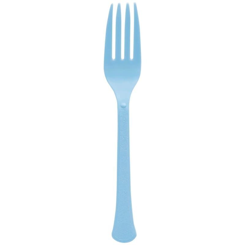 Forks Premium Quality - Pastel Blue 20 Pcs