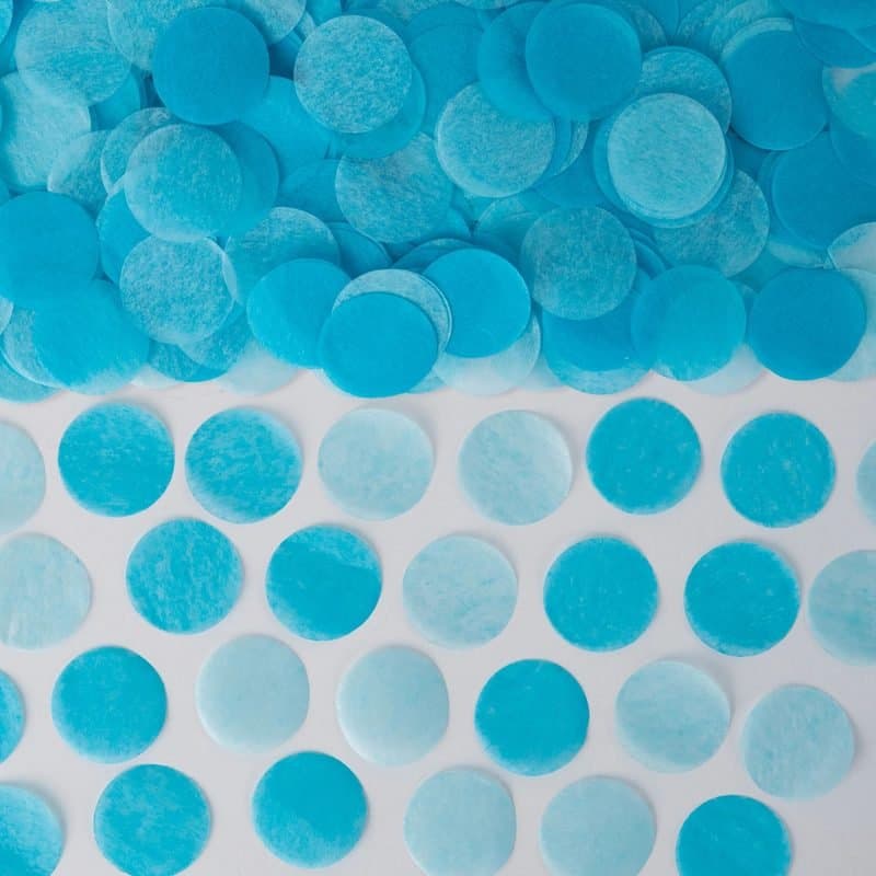 Gender Reveal Blue Confetti 8 Oz