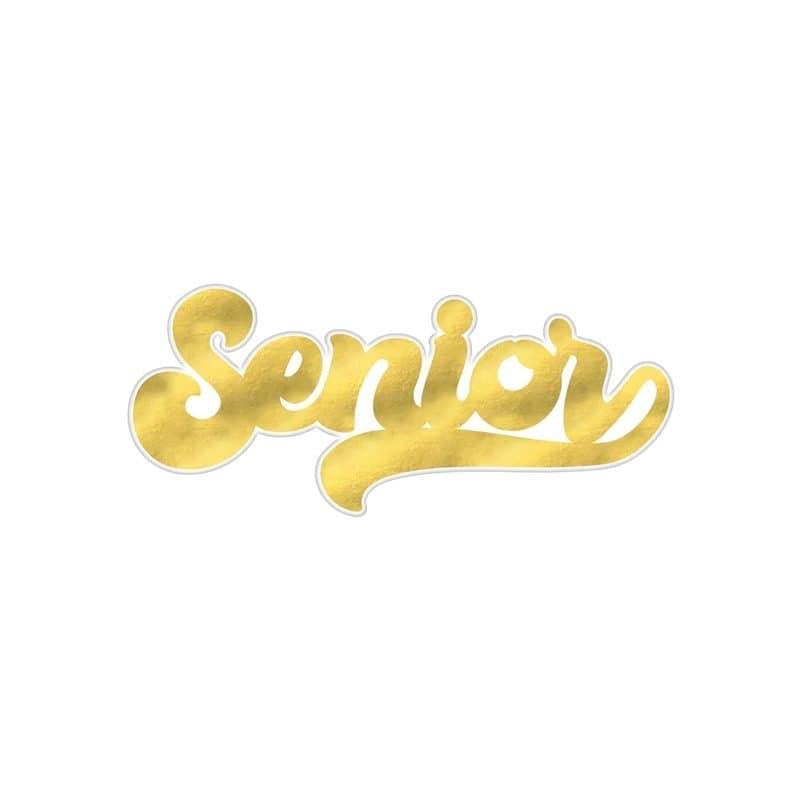 Giant Cutout " Senior" 1ct