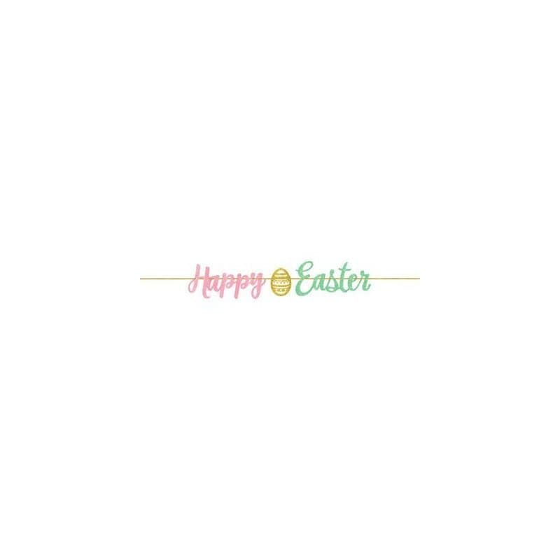 Glitter Banner - Happy Easter