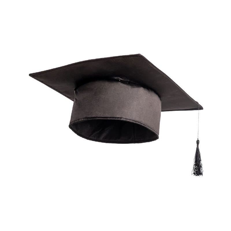 Graduation Cap Satin Adult Size