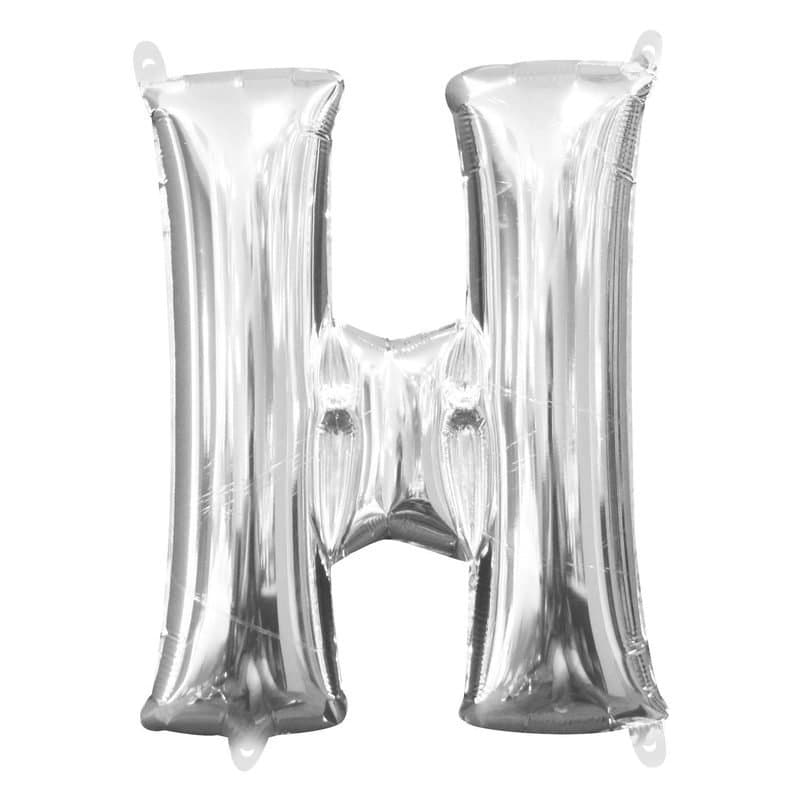 "H" 16" Silver Air Filled