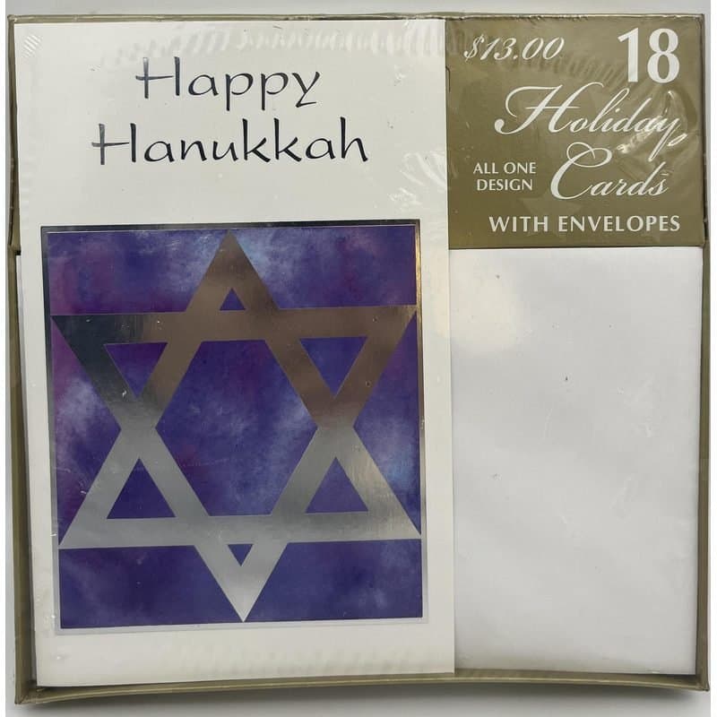 Happy Hanukkah Cards 18ct.