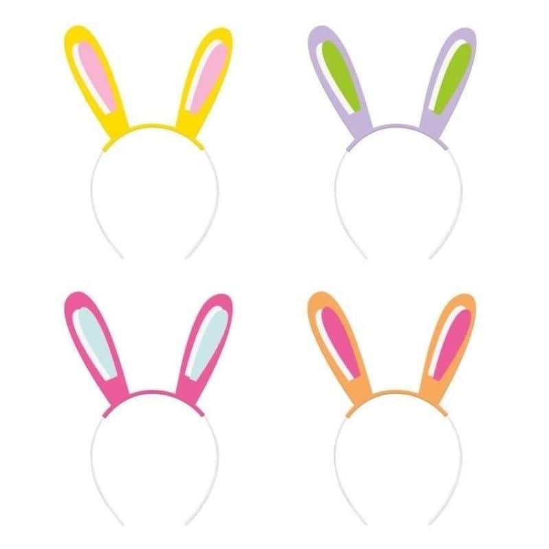 Headband - Bunny Headband, 4 Ct