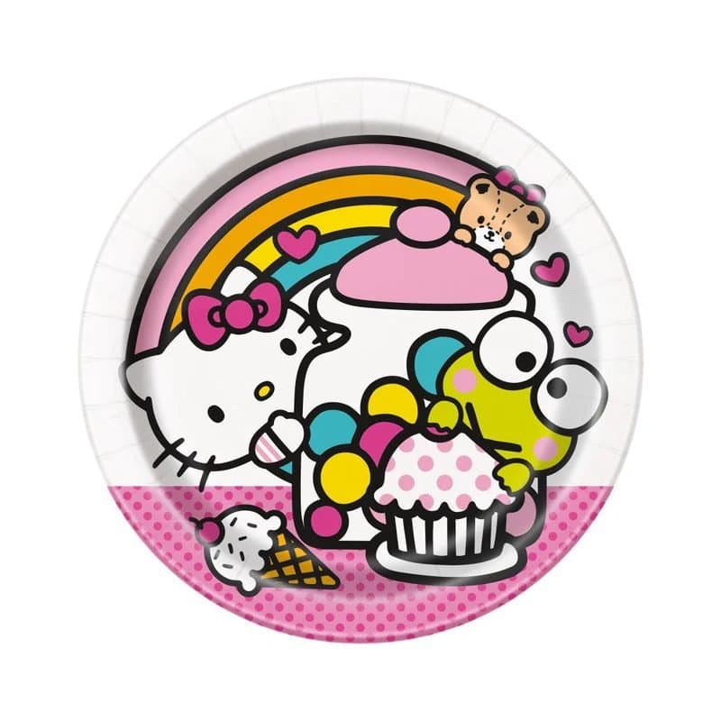 Hello Kitty & Friends 7" Paper Plates 8ct