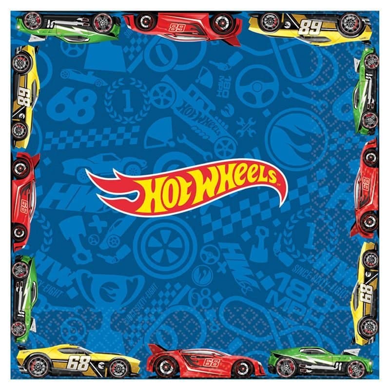 Hot Wheels Lunch Napkins 16ct