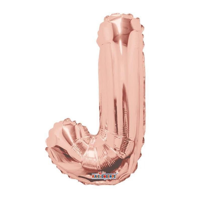 14" Rose Gold Letter J Foil Balloon