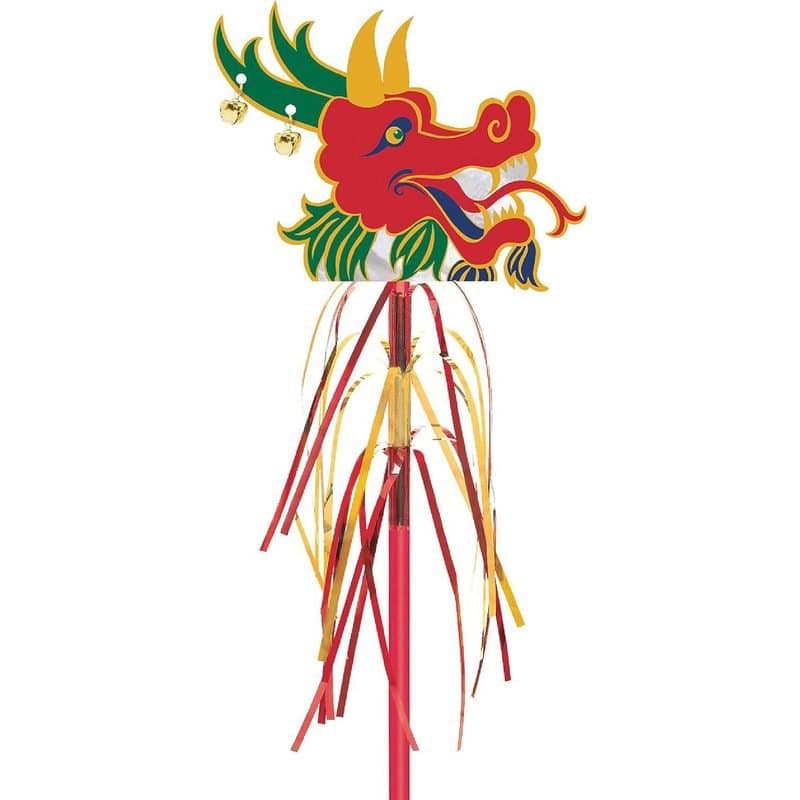Jingle Dragon Wand - Chinese New Year Celebation, 20"x6"