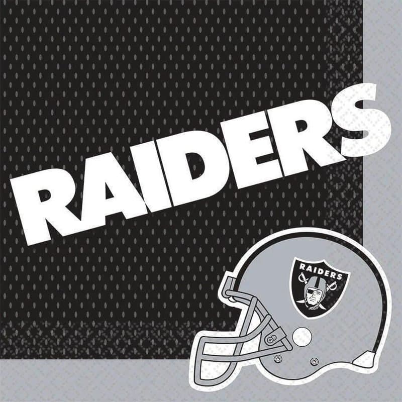 LA Raiders Lunch Napkins 16ct