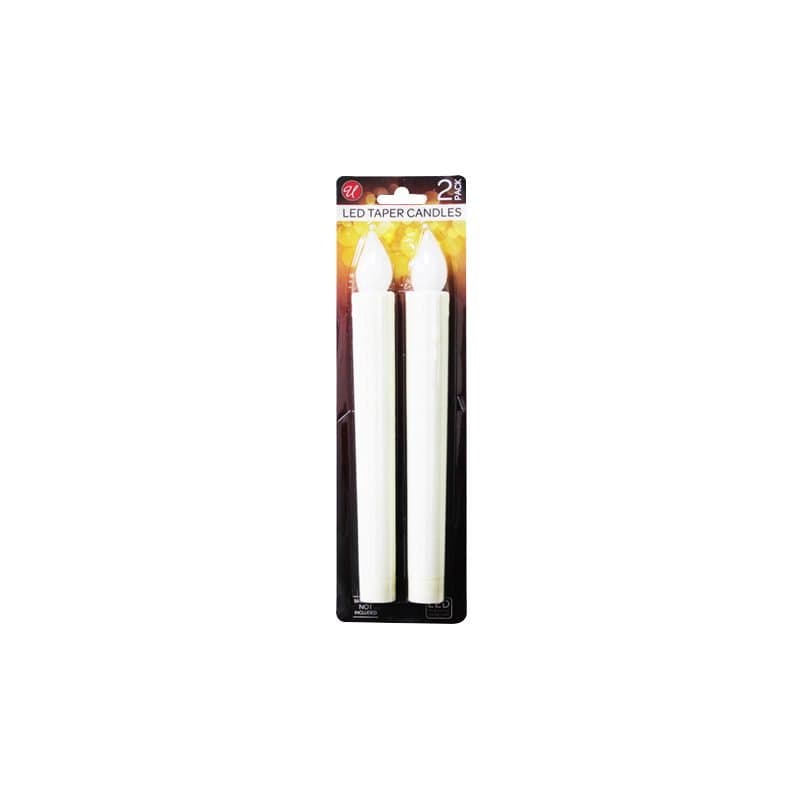 LED Taper Candles 2 pk