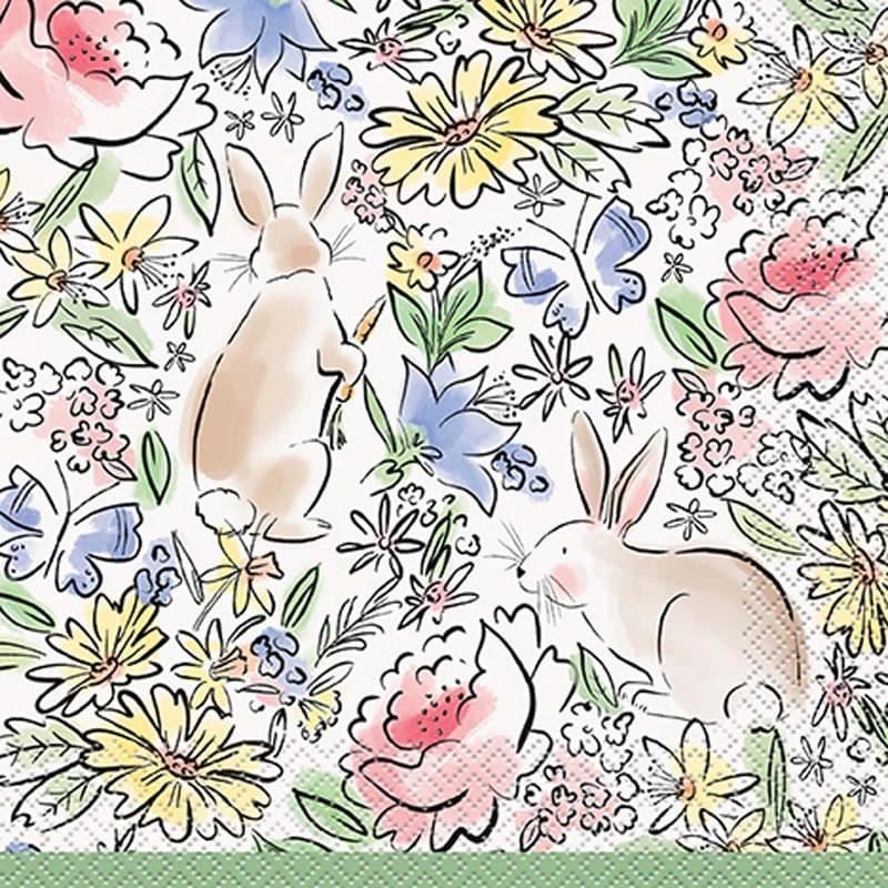 Lunch Napkin - "Happy Easter!" Lunch Napkins, 16 Ct,12 7/8" x 12 7/8", 2 ply