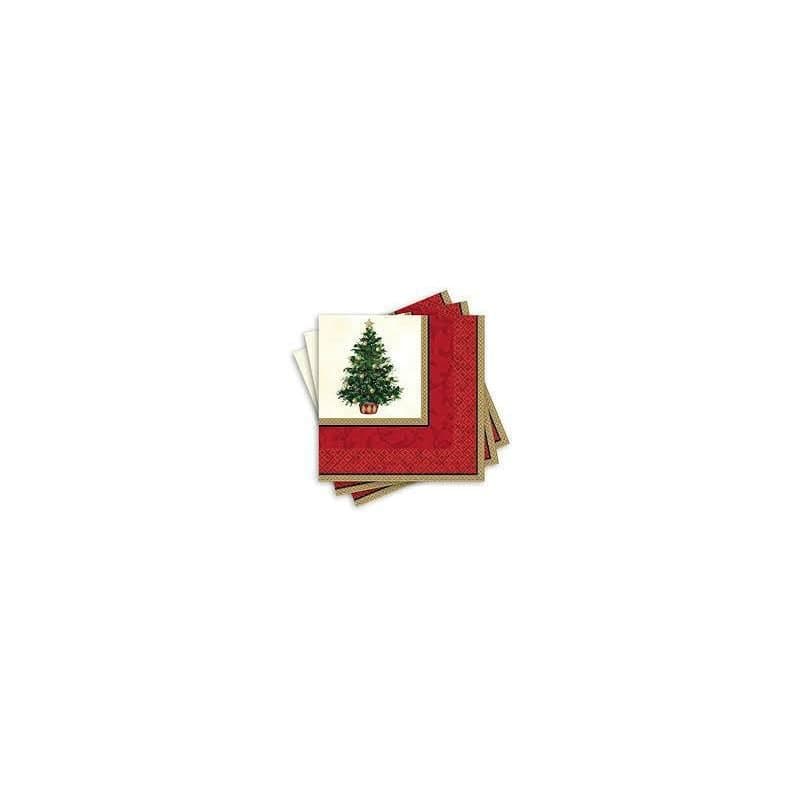 Lunch Napkins - Classic Christmas Tree, 16ct