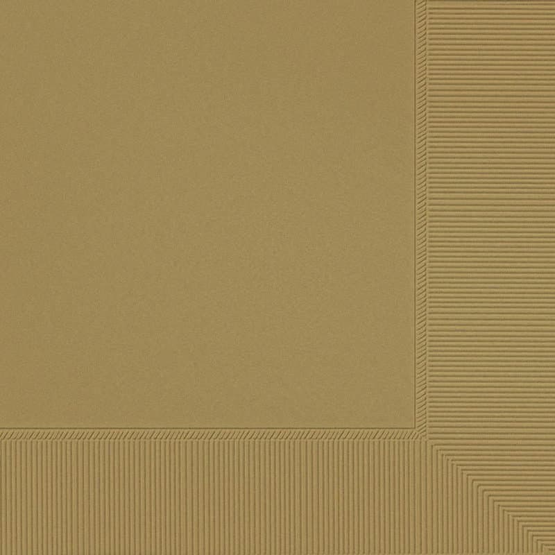 Lunch Napkins - Gold 20 Ct