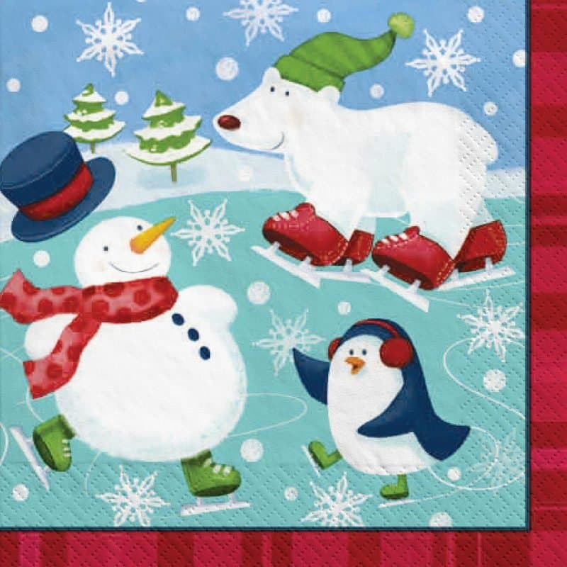 Lunch Napkins - Holiday Fun 16ct
