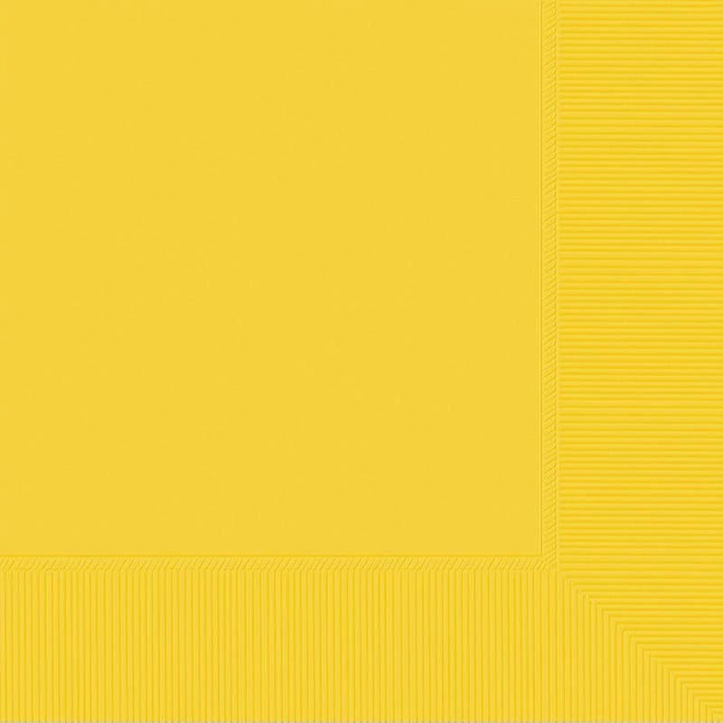 Lunch Napkins Neon Yellow 50ct