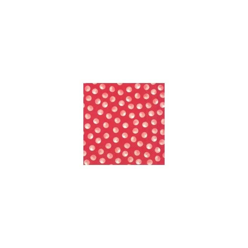 Lunch Napkins - Piggy Dots Red 20 ct