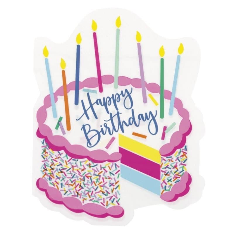 Lunch Napkins Pink Sprinkles Cake 16ct
