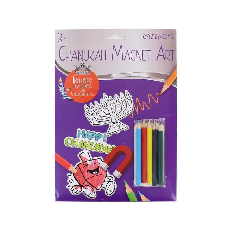 Magnet Art - Chanukah Celebration, Coloring Magnet Sheets