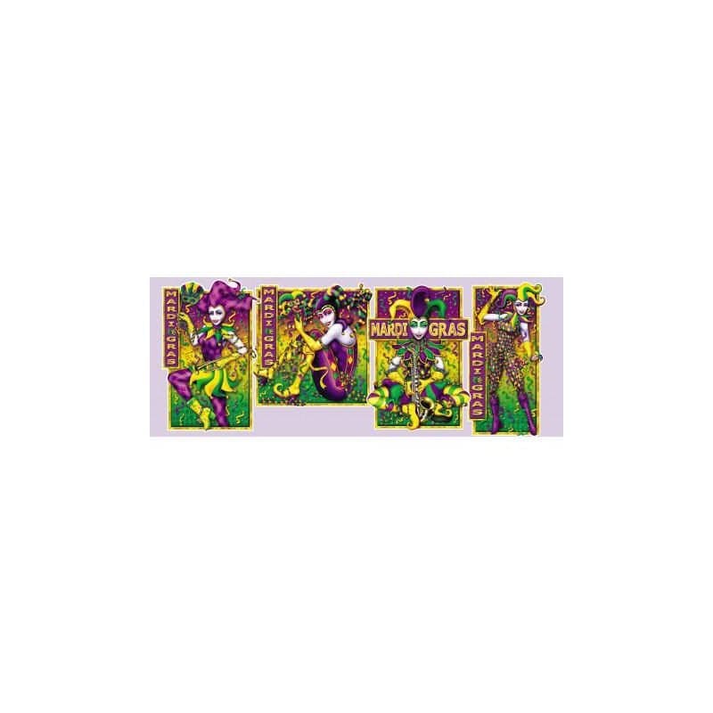 Masquerade Mime Cutouts 4ct