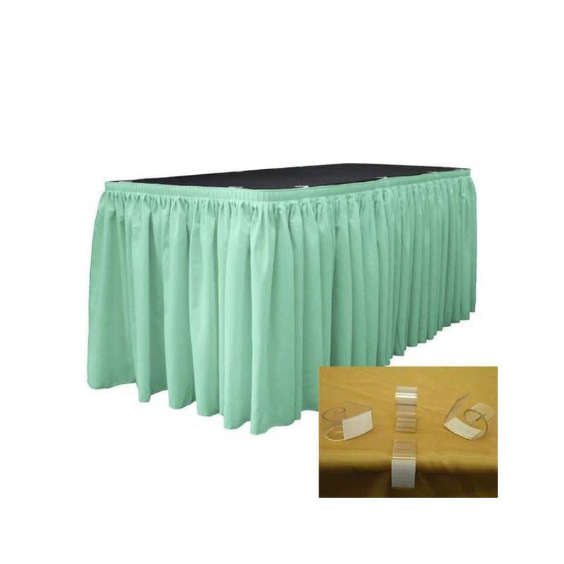 Mint - 29" ×168" Plastic Table Skirt