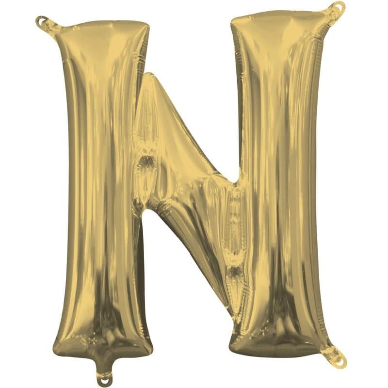 "N" 34" SS Gold Foil