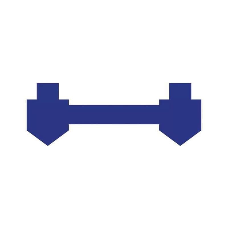 Napkin Rings Dreidel Shape Blue 10ct