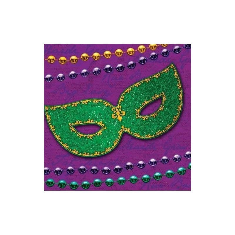 Napkin - Rue Bourbon Beverage Napkin ,18ct , 9 4/5in x 9 3/4in, 2ply