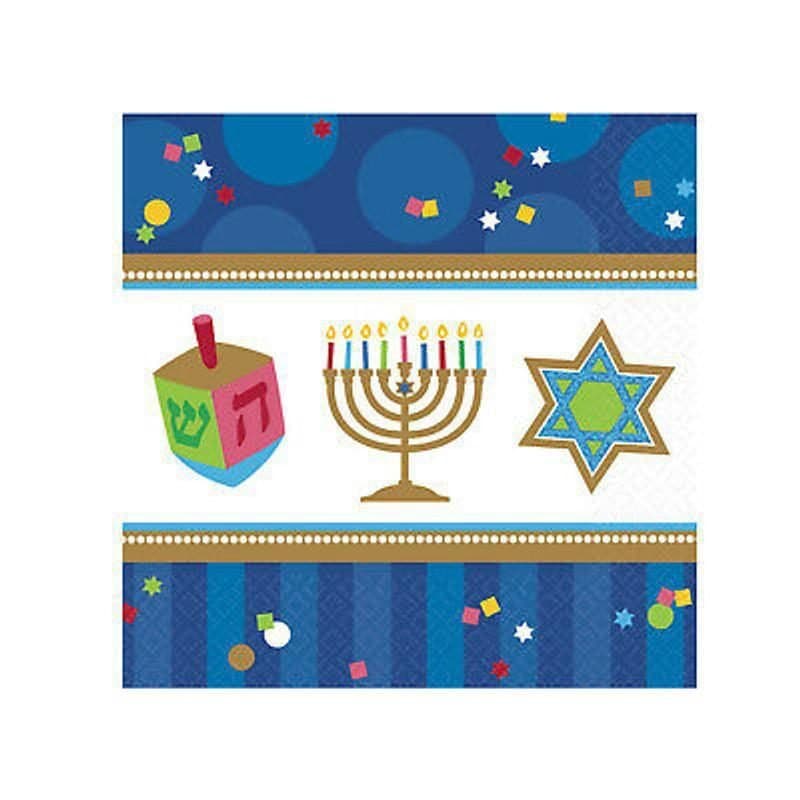 Napkins - Chanukah Celebrations Beverage Napkinss 36ct