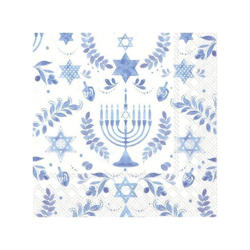 Napkins - Hanukkah Beverage Napkins 20ct