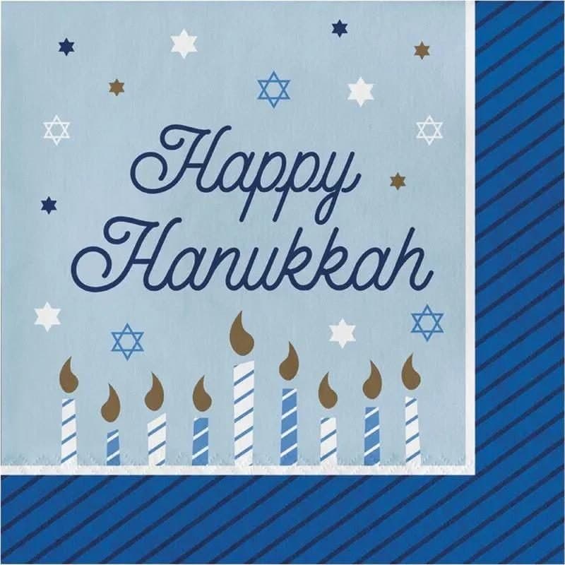 Napkins - Hanukkah Celebration Lunch Napkins 16ct