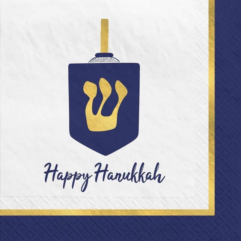 Napkins - Hanukkah Lunch Napkinss 40ct