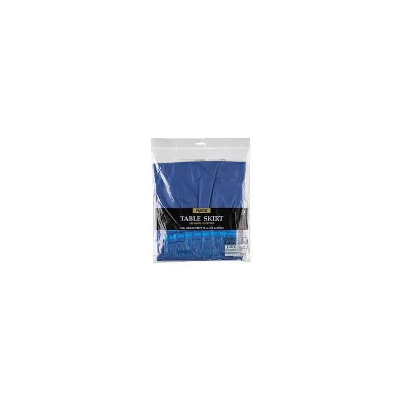 Navy Blue - 29" ×168" Plastic Table Skirt