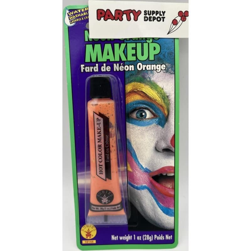 Neon Orange Makeup