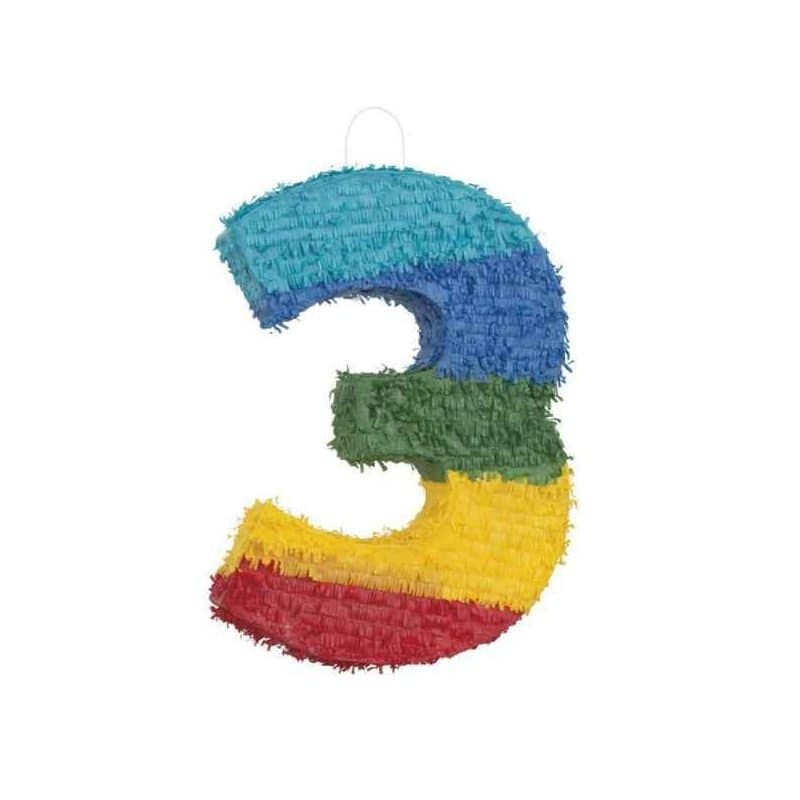 Number 3 Pinata