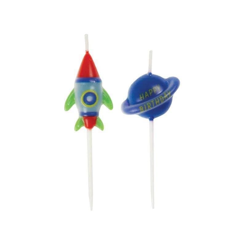 Outer Space Birthday Candles 6ct