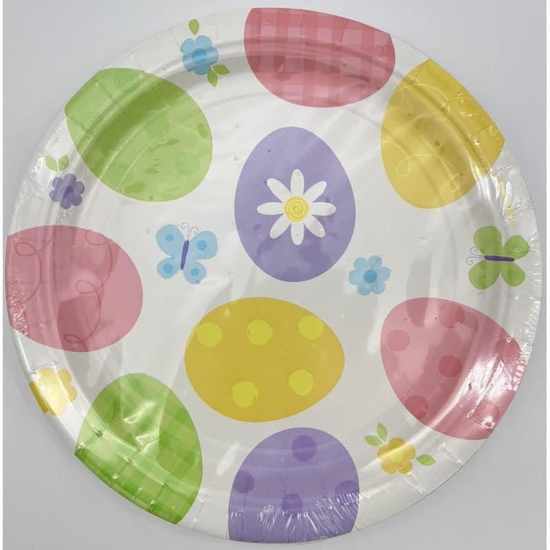 Paper Plate - 9.25" Eggstravaganza, 10 Ct