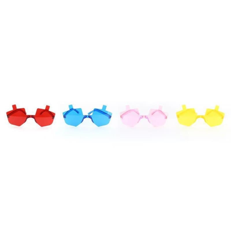 Party Glasses - Chanukah Celebration, 4 Colors - Red