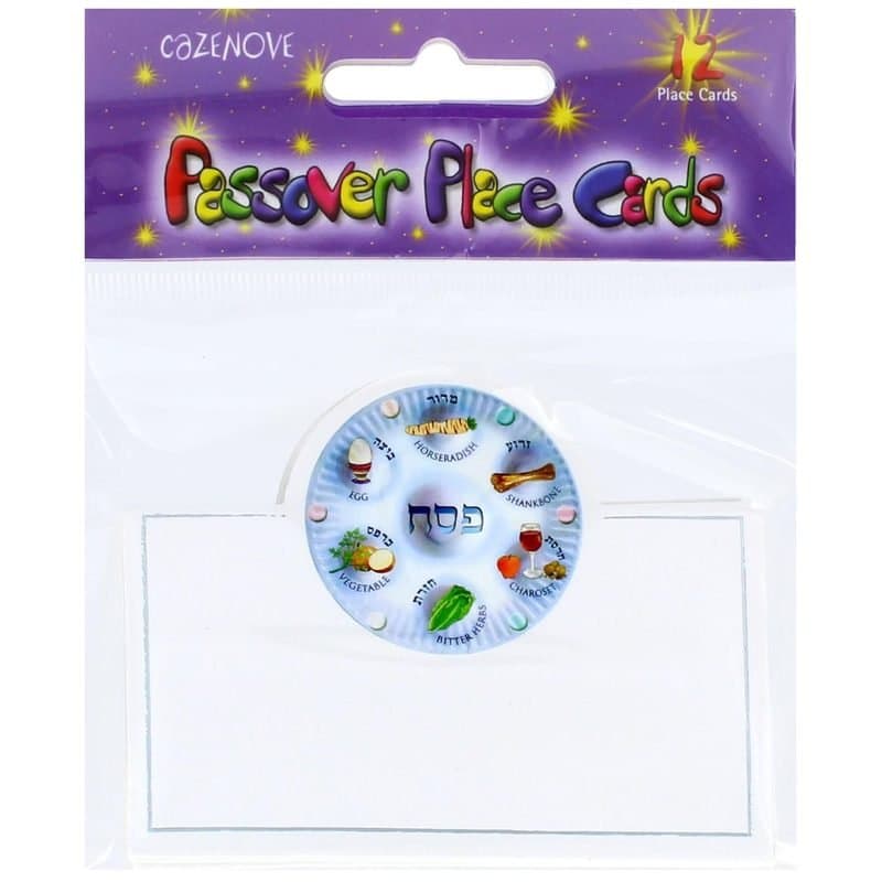 Passover Seder Place Cards - 12 pk