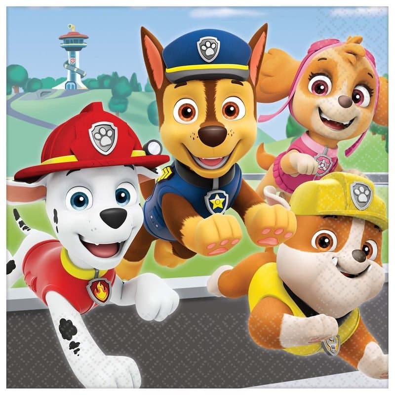 Paw Patrol Lunch Napkin 16 Ct