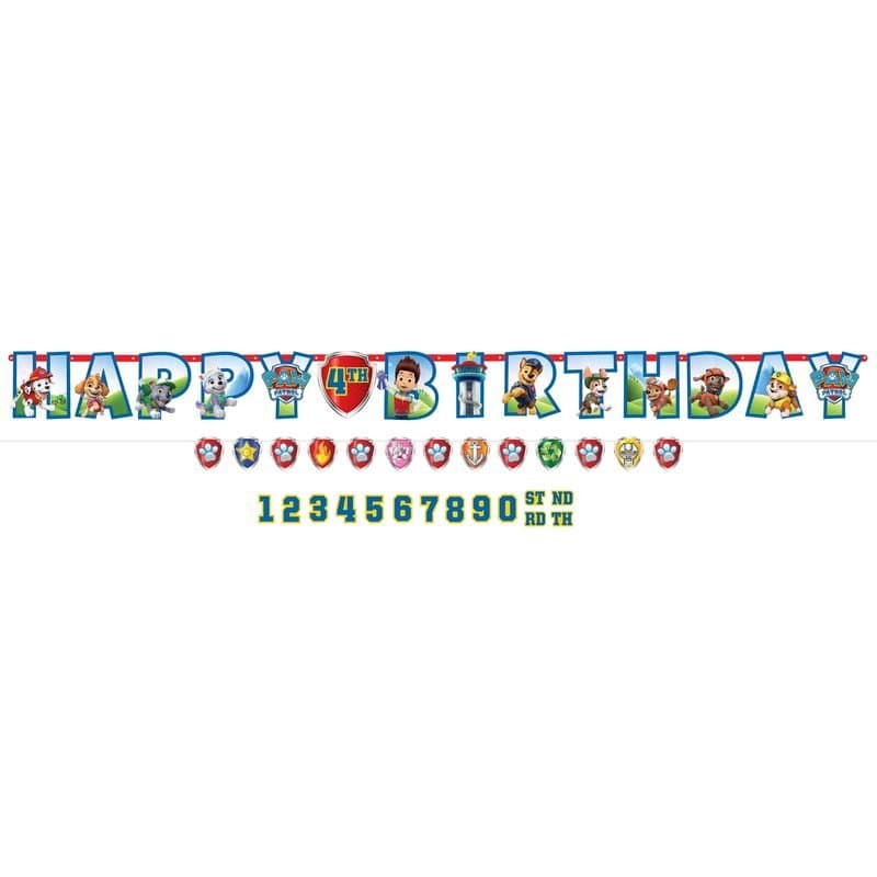 Paw Patrol Personalize Banner