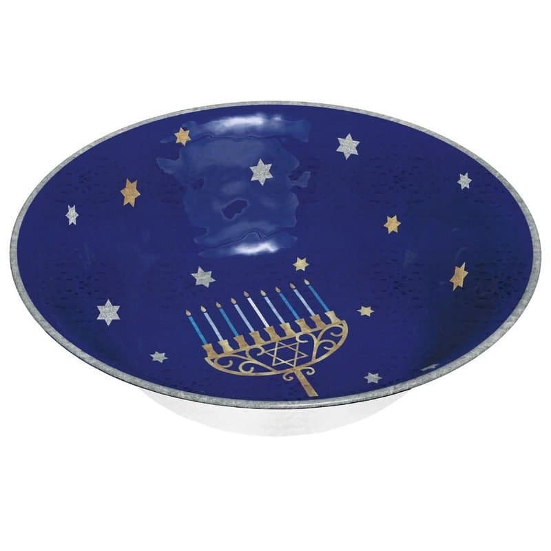 Plates -11.5" Hanukkah Melamine Bowl