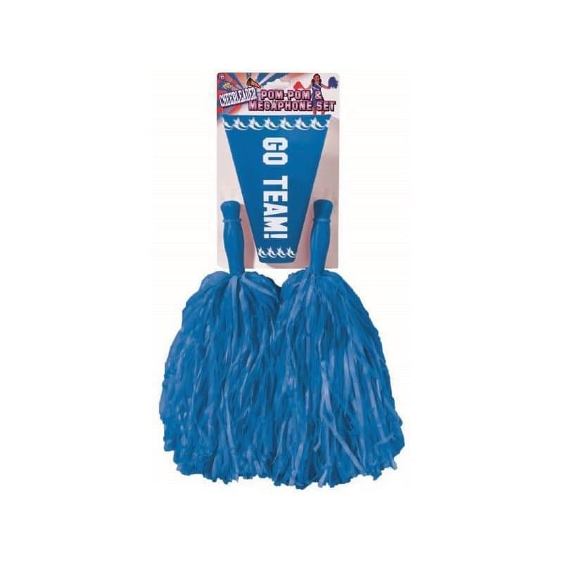 Pom Pom And Megaphone - Blue