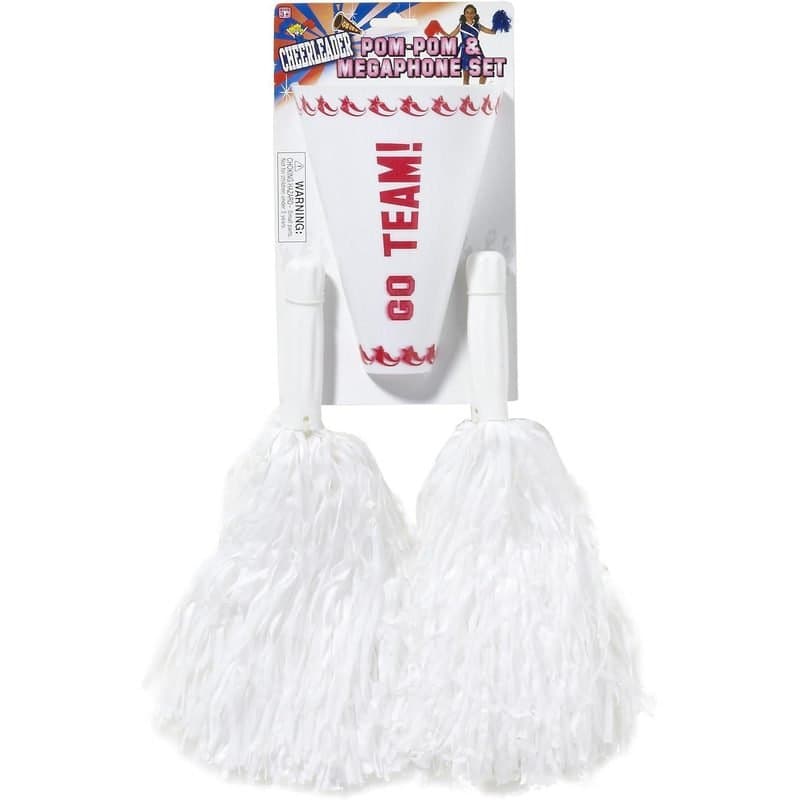 Pom Pom Megaphone - White
