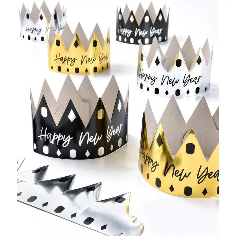 Ppr Crowns Bsg New Years 12Ct