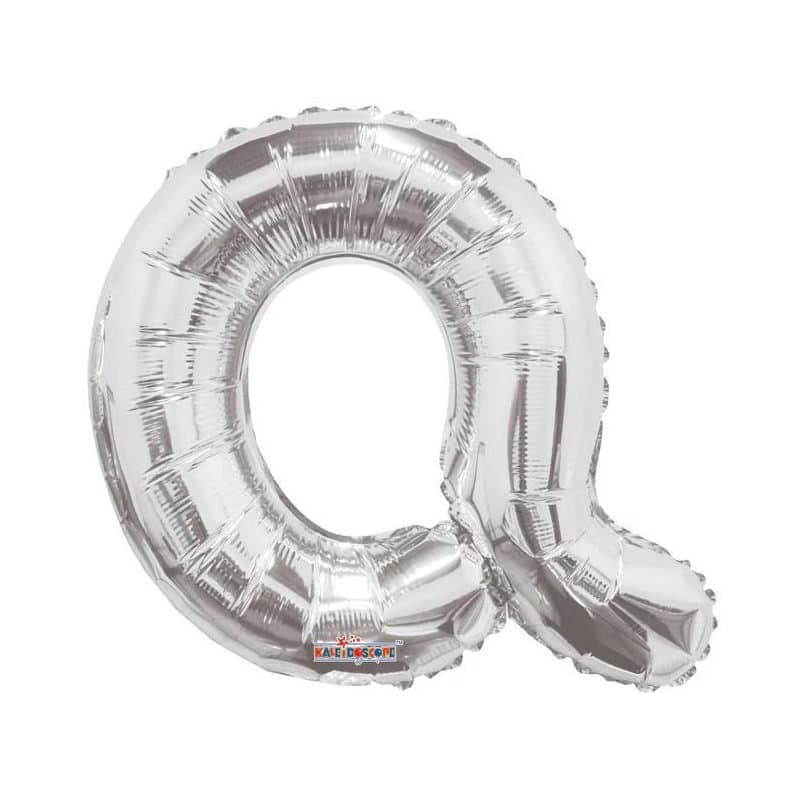 "Q" 14" Silver Air Filled