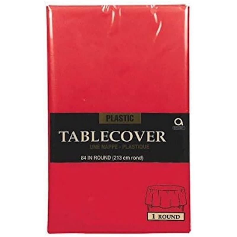 Red - 29" ×168" Plastic Table Skirt