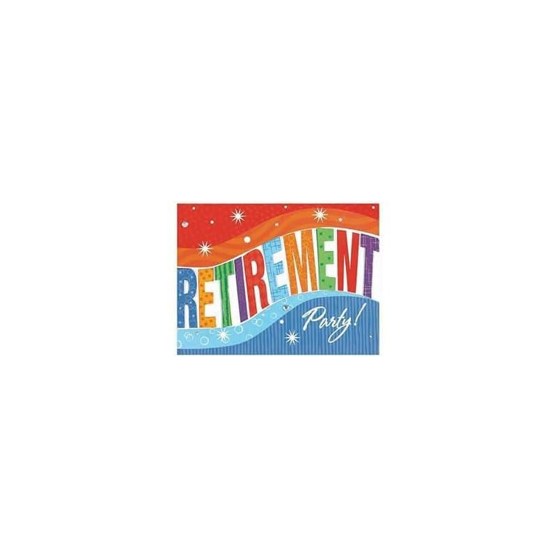 Retirement Party Invitation 8ct