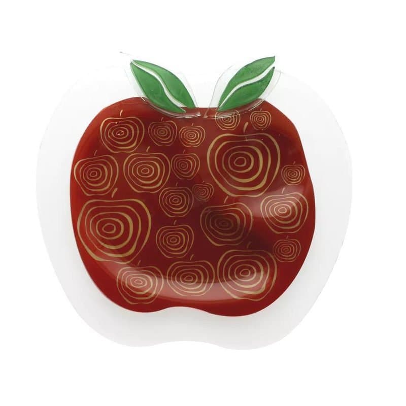 Rosh Hashanah Apple Shape Glass Dish
