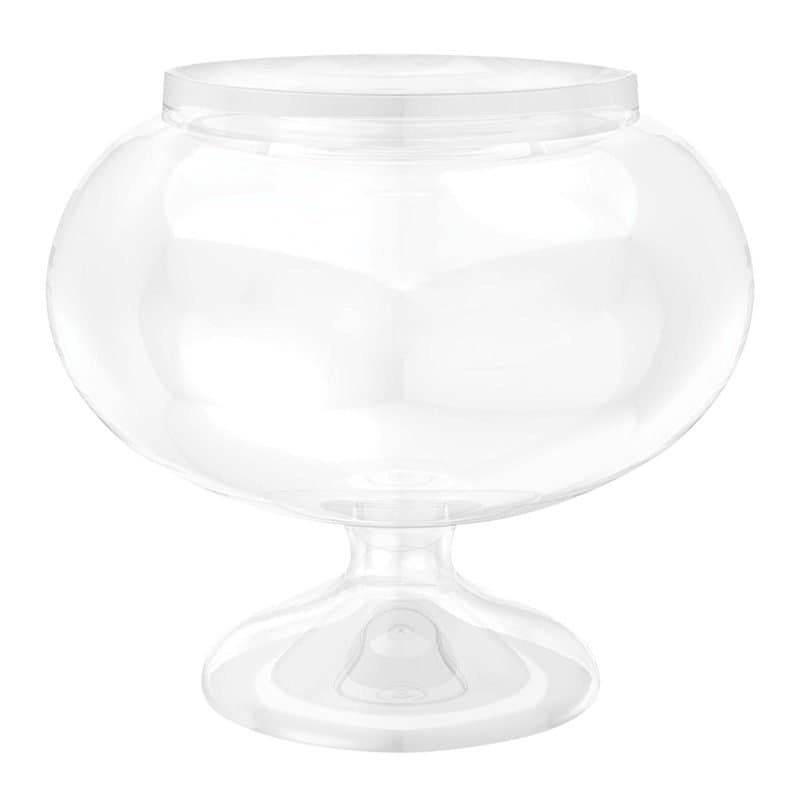 Round Jar Short Plastic Pedestal